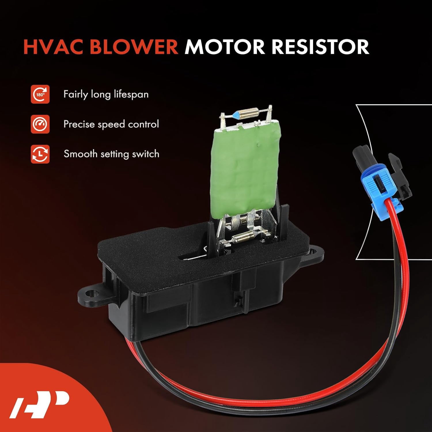 A-Premium HVAC Blower Motor Resistor with Wire Harness Kit Compatible with Chevrolet & GMC Vehicles - Express Savana 1500 2012-2014, Express Savana 2500 3500 4500 2012-2024