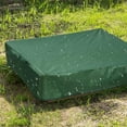 thumbnail image 3 of Sandbox Cover, Square Protective Cover for Sand and Toys Away from Dust and Rain, Sandbox Canopy with Drawstring, Sandpit Pool Co, 3 of 9