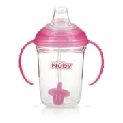 Nuby No-Spill 360 Weighted Straw GripN’Sip Cup Pink