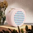 thumbnail image 6 of Fuzoiu Tulips Flowers Print Portable Jewelry Box,Round Mini Leather Travel Jewelry Case,Small Travel Jewelry Organizer,Jewelry Holder for Ring Necklace Earring for Women Girls-Pink, 6 of 7