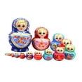 thumbnail image 1 of HILABEE 15Pcs Russian Nesting Dolls Display Art Crafts Matryoshka Dolls for Children, 1 of 9