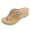 Khaki, variant on Clearance VerPetridure Women's Sandals Summer Casual Slip-On Wedges Beach Open Toe Breathable Sandals Flowers Shoes