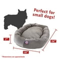 thumbnail image 3 of Majestic Pet Villa Velvet Bagel Pet Bed for Dogs, Calming Dog Bed Washable, Small, Vintage, 3 of 5