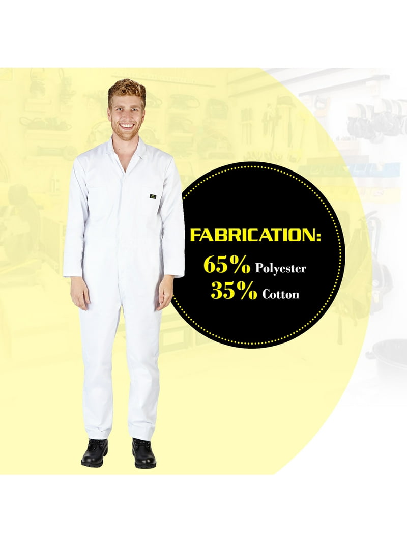 中古　ナウン　COVERALL WHITE CV10WH White Coverall by Pinnacle Textile, Uniform Coveralls |Work