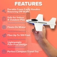 thumbnail image 4 of Foam Airplane Glider - Durable EVA Foam with 100 Foot Glide - White Mini Glider™ Plane - Indoor and Outdoor Active Play Gift for Kids - Refresh Sports, 4 of 8