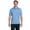 LIGHT BLUE, variant on Mens 50/50 ComfortBlend EcoSmart Jersey Knit Polo 054 (5 PACK)