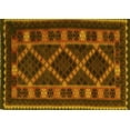 thumbnail image 1 of Ahgly Company Machine Washable Indoor Rectangle Southwestern Yellow Country Area Rugs, 2' x 5', 1 of 4