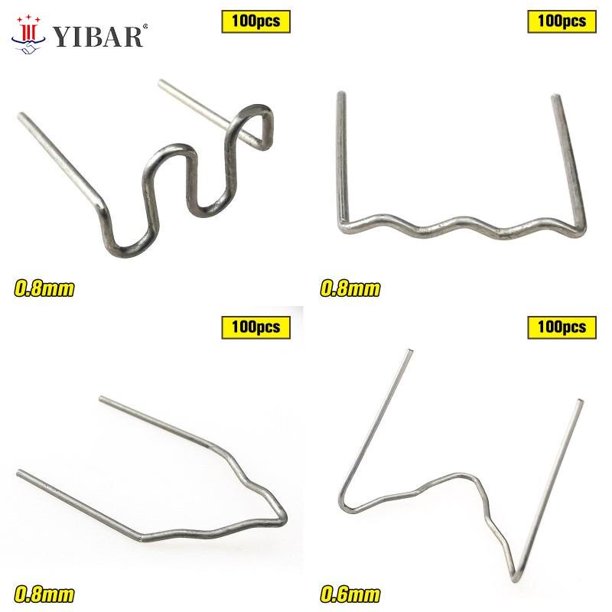 Bumper Repair Hot Stapler Staples 0.6mm 0.8mm Stainless Steel Wave Welding Wires For Plastic Welder Machine Soldering ToolsC He Qiyong unisex