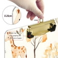 thumbnail image 6 of FORMRS Acrylic Clipboard with Low Profile Clip Standard A4 Letter Size, 12.5" x 9", Giraffe Tree Pattern, 6 of 8