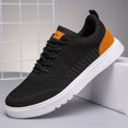 thumbnail image 5 of Men's Casual Skate Shoes, Fashionable Knit Sneakers, Breathable Running Shoes, Soft-Soled Lightweight Shoes Breathable Korean-Style Casual Men's Shoes,, 5 of 9
