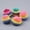 Multicolor A, variant on Artisanal Gradient Crochet Sandbag Set, 5 Soft Handwoven Weighted orbs with Layered Rainbow Colors, Durable Sand-Filled Beanbags for Juggling Practice & Everyday Casual Play