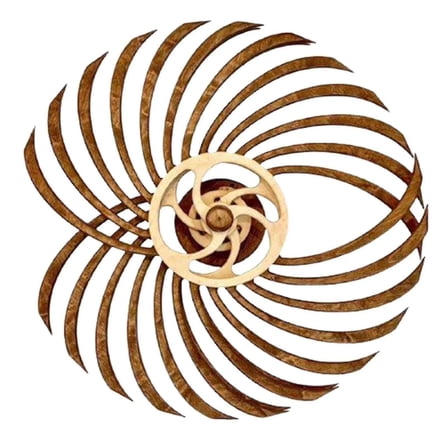 Kinetic Sculpture Rotating Art Ornt For Home