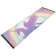 thumbnail image 2 of Beautiful Rainbow Unicorn Runner Rug Non-Slip Area Rugs Linen Washable Non Shedding for Kitchen Bedroom Carpet, 2 of 8