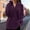 #038-Purple, variant on Ounisa Women's oversized sweater V-neck cable braided cover casual autumn clothing fashion clothing 2025