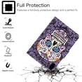 thumbnail image 2 of Allytech Stand Case for iPad 10.9" 10th Generation 2022, Flip Anti-Scratch PU Leather Shockproof TPU Bumper Case with Card Slots Holder for iPad 10 2022(A2696 A2757 A2777), Skeleton, 2 of 6
