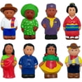 thumbnail image 2 of Get Ready Kids Around the World Figuras multiétnicas de 5 pulgadas, juego de 8, 2 of 4