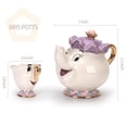 thumbnail image 4 of Set de teteras Gzhaituosi Cartoon Beauty and the Beast Mrs Potts, 4 of 8