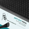 thumbnail image 7 of 3 Step Ladder Folding Stool with Wide Anti-Slip Pedal, Lightweight 800Lbs Capacity, 7 of 7