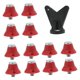 thumbnail image 5 of 12 piezas de botines de fútbol, ​​accesorios para entrenamiento deportivo en interiores y exteriores Rojo, 5 of 9