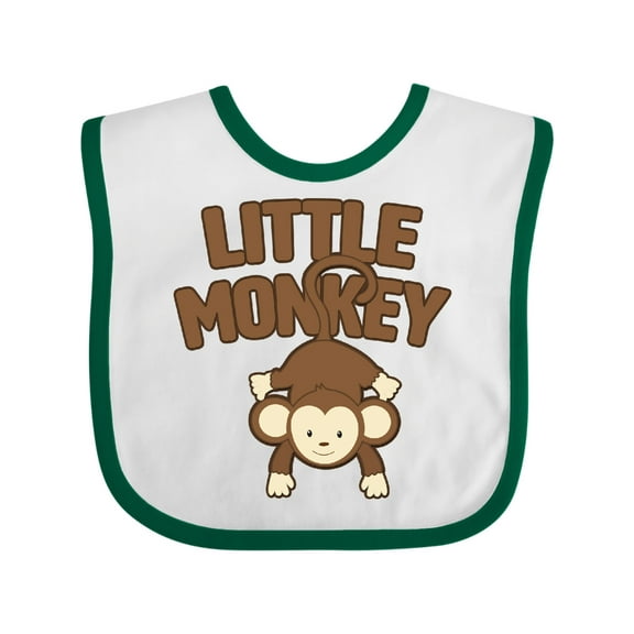 Inktastic Little Monkey Boys or Girls Baby Bib