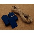 thumbnail image 1 of 100 Pcs Rectangular Shape Tag Bonbonniere Wedding Favor Hang Tags Gift With Free Natural Jute Twine - Colors Available, 1 of 7