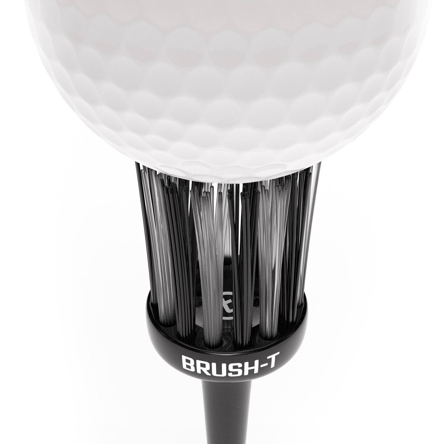 Brush-t Golf Pro Driver 3 Tee Pack (Black) Black - image 3 of 7