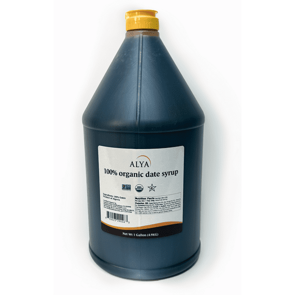 100% Organic Date Syrup | One Ingredient | 1 Gallon (4.9kg)