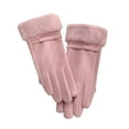 thumbnail image 4 of Luxalzxs Womens Winter Warm Touchscreen Gloves Windproof Thermal Soft Fleece Lined Elastic Cuff Texting Gloves, 4 of 5