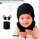 thumbnail image 3 of Juego de Gorro Bufanda y Guantes de Invierno Bluelander a Prueba de Viento Negro, 3 of 4