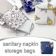 thumbnail image 4 of 2026 6 Pcs Feminine Menstruation First Period Bags Portable Sanitary Napkin Pads Storage Bag Excellent, 4 of 5