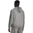 thumbnail image 2 of Under Armour Men's Rival Fleece Logo Hoodie Light Heather Gray XX-Large Tall 2XLT 1379758-025, 2 of 6