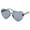 Gray, variant on grinderPUNCH Womens Heart Brown Color Tone Monoblock Adult Sunglasses for Men and Women