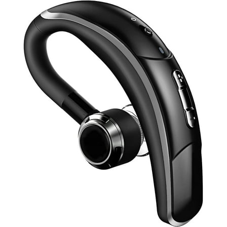 Mpow Bluetooth Headset w/Noise Cancelling Mic, Wireless Bluetooth Earpiece, 280 Hours Standby, Hands-Free Wireless Headset with Microphone, Hands-Free Headphones for Trucker/Business/Office Black