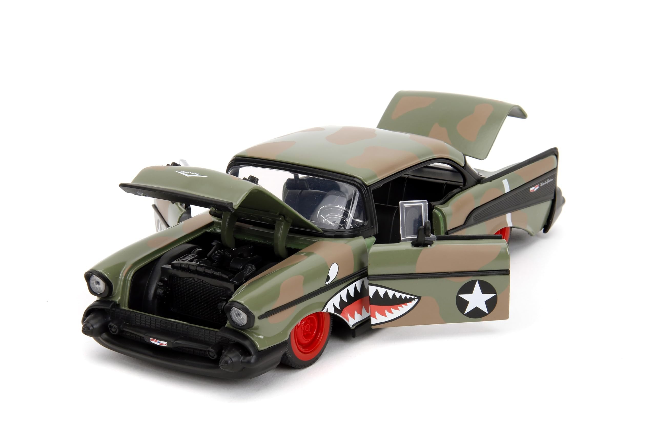 Jada 1957 Chevrolet Bel Air #3, Camouflage, Bigtime Muscle Series