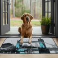 thumbnail image 3 of ONETECH Bridge Boats City Bridge Boats City Square Door Mat Indoor/Outdoor/Front Door/Bathroom Mats Non-Slip Durable Entrance Mat for Home Entrance Outside Entry 19.68*39.37 in, 3 of 6