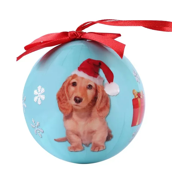 Cute Labrador Dog Christmas Ball Ornaments Baubles Tree Hanging Decoration Gift