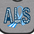 thumbnail image 4 of Inktastic ALS Awareness Ribbon Boys or Girls Baby Bib, 4 of 4