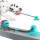 thumbnail image 3 of Juguetes para masticar perros Tira y afloja Juguetes para perros para masticadores agresivos Bola dispensadora de alimentos interactiva JFHHH pequeña, 3 of 5