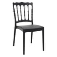 thumbnail image 1 of Compamia Chaise de Salle à Manger de Patio Napoleon, Noire, 1 of 10