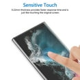 thumbnail image 6 of [2 Pack] Cnarery Samsung Galaxy S22 Ultra Screen Protector 6.8 Inch, 9H Tempered Glass Film, Fingerprint Unlock, Bubble Free, Scratch Resistant, Full Coverage, 6 of 7