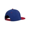 thumbnail image 3 of Top Headwear Polyester Two-Tone Flat Bill Snapback - Royal/Red, 3 of 3