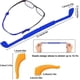 thumbnail image 3 of Paquete de 6 soportes antideslizantes para gafas con 6 pares de ganchos para las orejas para niños y adultos, ideales para deportes, negro, rojo, naranja, rosa, azul,, 3 of 4