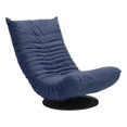 thumbnail image 1 of ZUO Chaise Bas Pivotante Bleu, 1 of 12
