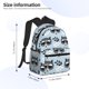 thumbnail image 4 of Mochila con bonito estampado de mapache, ideal para portátil, viajes, senderismo, negocios, para mujeres y hombres., 4 of 5
