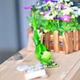 thumbnail image 4 of 2x figurita de rana 3D moderna estatua de rana de Yoga para decoración de juguetes de escritorio para niños, 4 of 9