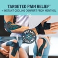 thumbnail image 2 of KT Tape Muscle and Joint Support for Everyday Pain Relief, Menthol Infused, 10 Precut Strips, 2 of 8