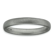925 Sterling Silver Band Ring Size 7.00 Stackable Smooth Fine Jewelry Ideal Gifts For Women Gift Set From Heart