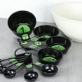 thumbnail image 4 of Chef Craft Easy to Read Plastic Measuring Cup, 10 Piece Set, Green, 4 of 4