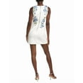 thumbnail image 2 of alice + olivia womens  Clyde Embellished Shift Dress, 4, White, 2 of 3