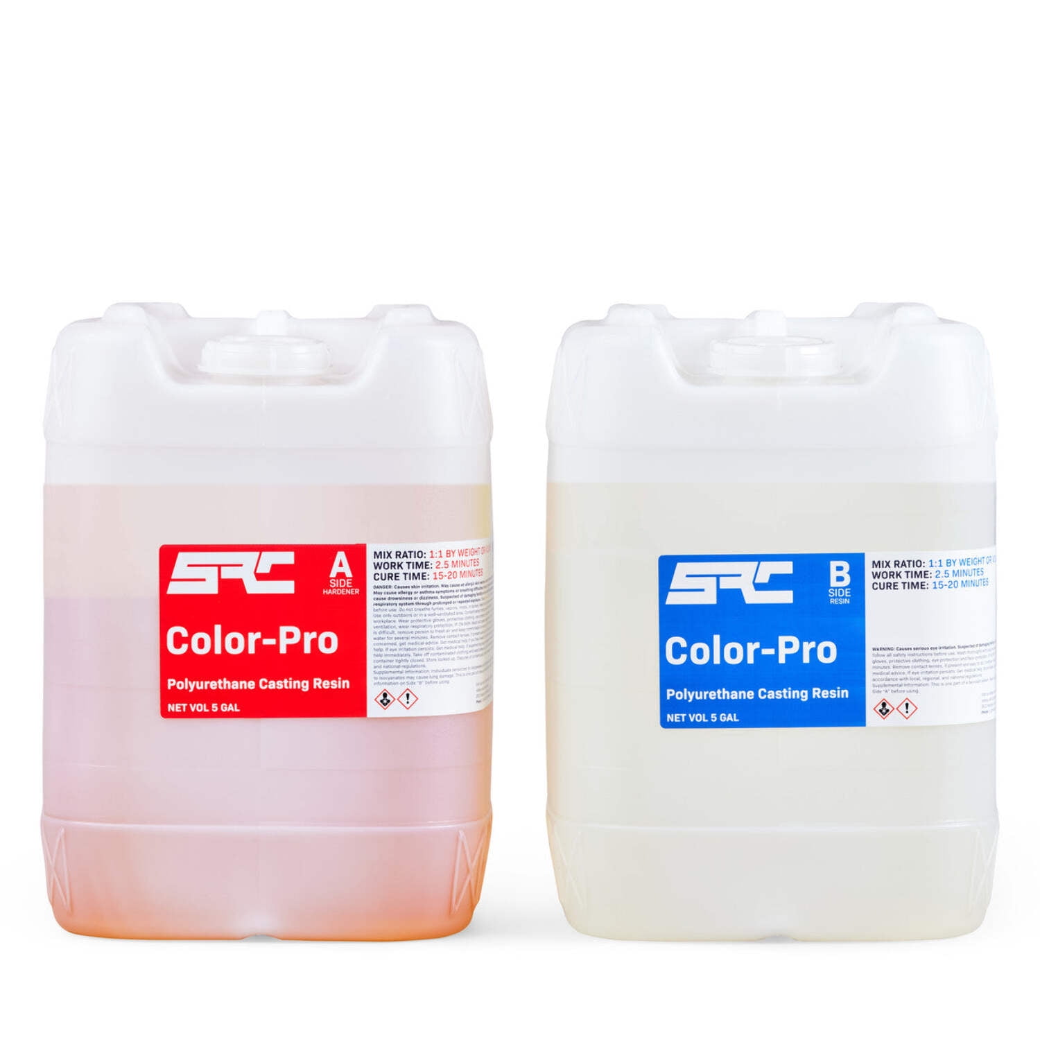SPRESIN Color-Pro, Silicone Polyurethane Casting Resin Kit, Arts, Crafts, Figurines, Prototypes, Models, Semi-Clear, High Strength, Low Odor, Easy Pour - 32 Oz (16 Oz Part A + 16 Oz Part B)